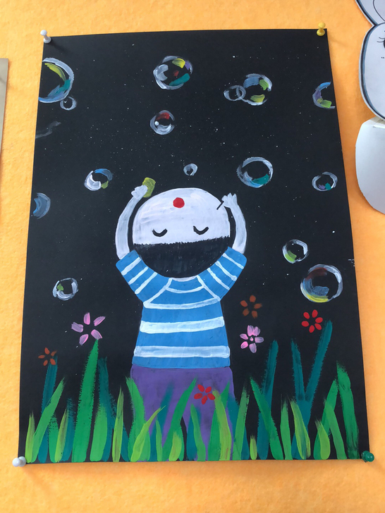 儿童画作品(A3大小)