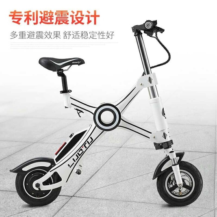 恩斯迈X1迷你小型一秒折叠电动自行车成人轻...