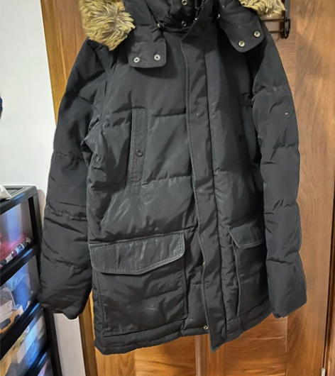 男士羽绒服冬季大衣保暖tommy连帽 17...