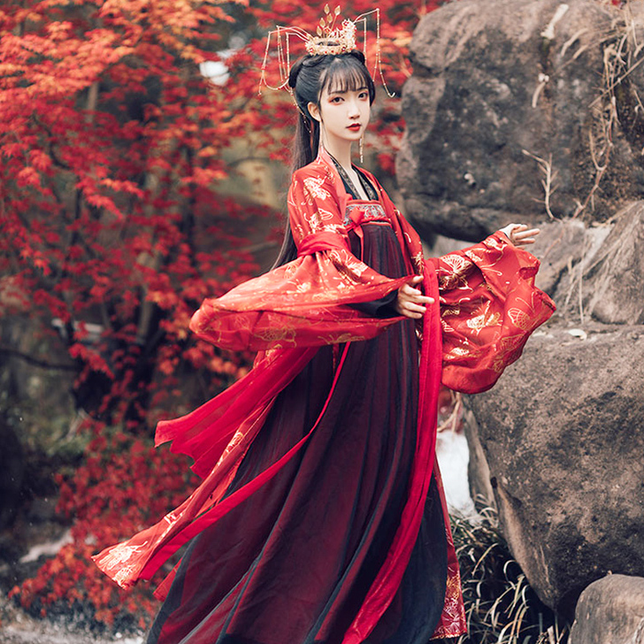 美人妆汉服仙女中国风古装汉元素