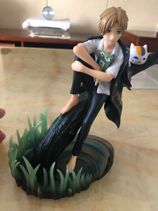 夏目友人帐猫老师公仔 17cm材质：PVC