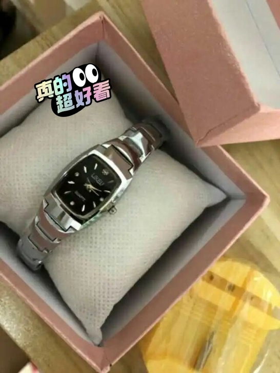 【名牌LIKEU】钨钢手表女款防水简约气质...