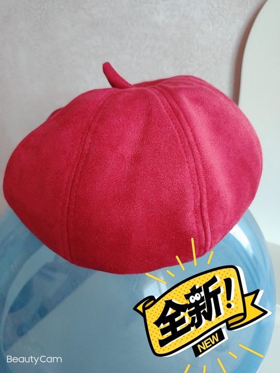 红色贝雷帽   全新未带