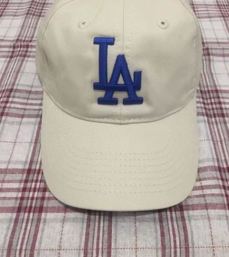 闲置MLB蓝色大标软顶棒球帽，韩版正品，去...