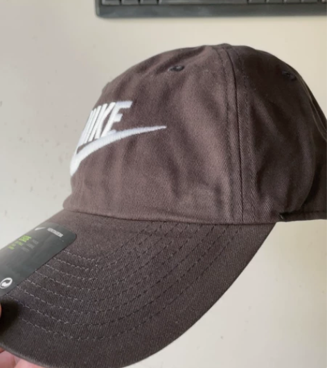 黑色字母做旧nike耐克棒球帽鸭舌帽行四季...