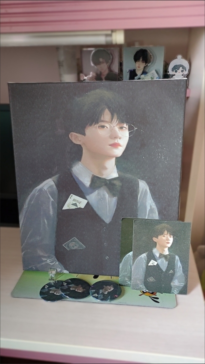 借图【出】炸开曙光家马嘉祺无框画