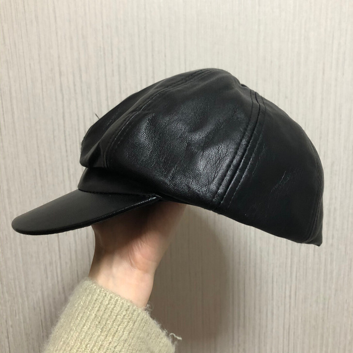 pu革八角帽 凹造型必备 全新