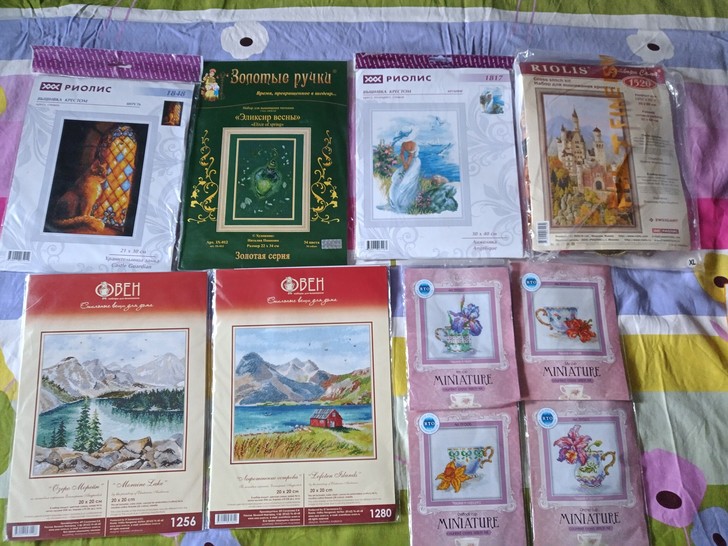 进口十字绣套件备忘贴