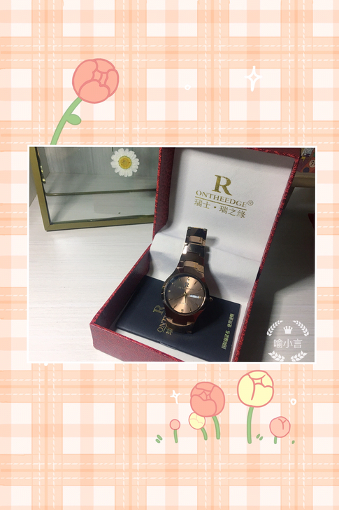 瑞之缘手表，高中入手，玫瑰金亮闪闪，久久新。