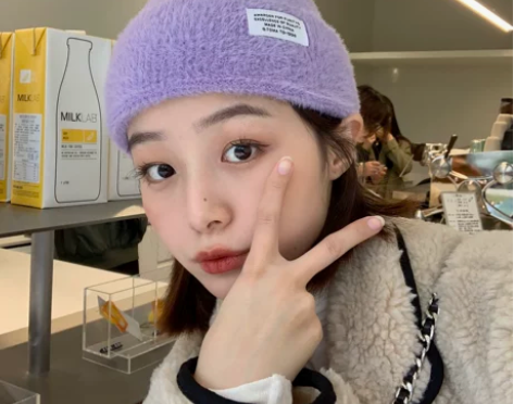 颜色ju温柔暖趴趴仿貂毛毛线帽女秋冬潮韩国...