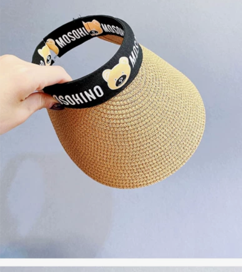 大檐防晒帽子夏季女遮太阳空顶发箍防紫外线夏...