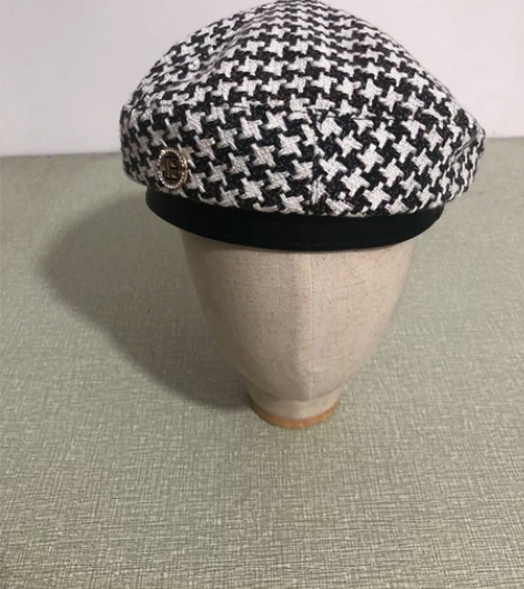 小香风贝雷帽,画家帽,八角帽,型很正,冬季...