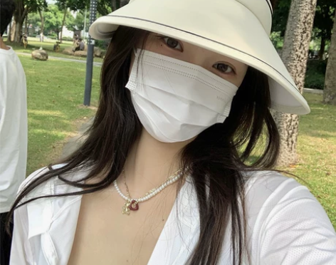 空顶防晒帽女夏季户外骑车大帽檐遮阳帽防紫外...