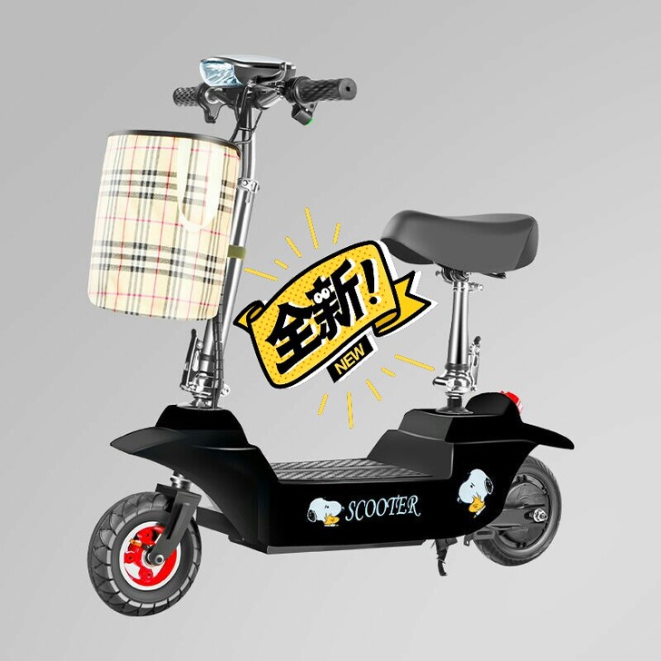 思帝诺电瓶车小海豚迷你小型电动车,代步车折...