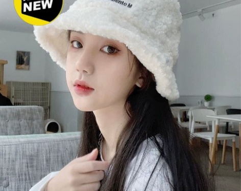 秋冬季可爱帽子女ins渔夫帽 网红时尚新款...