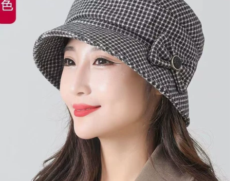 秋冬渔夫帽，秋季2022新款帽子女洋气减龄...