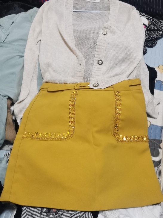 全新两件套装2021秋装新款时尚洋气短裙A...