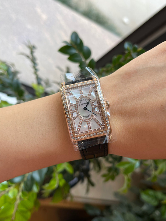 法兰克穆勒952女表 整表18k玫瑰金材质...