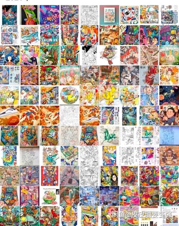 视觉传达考研手绘装饰画、快题、海报合集,超...