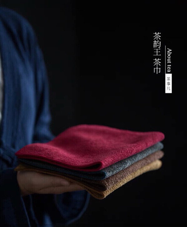 茶巾茶具茶巾吸水加厚茶布茶几抹布功夫茶具养...