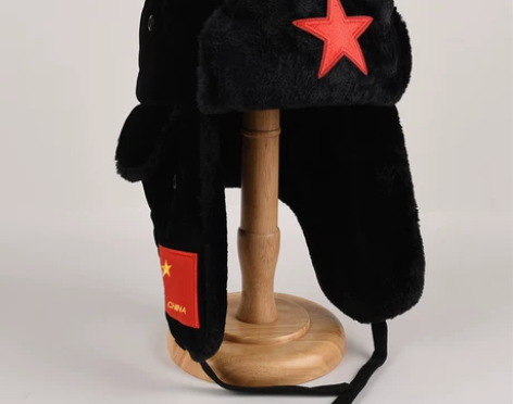 雷锋帽男冬季保暖火车头棉帽子儿童防风防寒