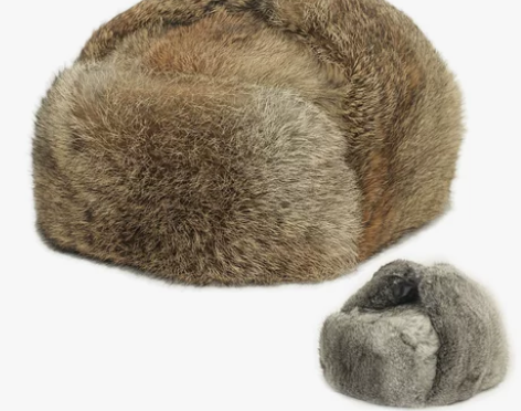 雷锋帽兔毛保暖东北中老年人老头帽皮帽子棉