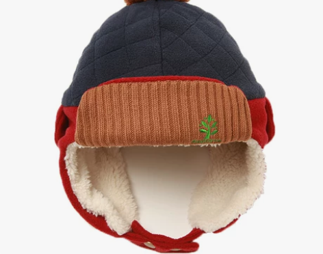 1-6岁儿童帽子3男女童雷锋帽4秋冬5宝宝...