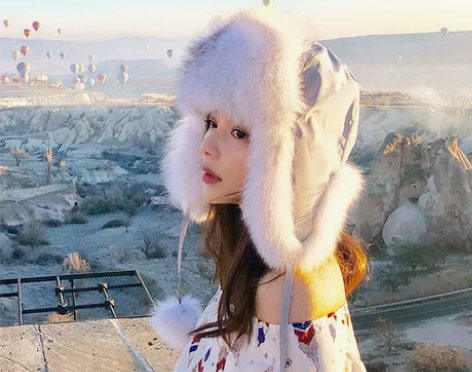 新款甜美狐狸毛冬季帽子女韩版潮保暖护耳亲子...