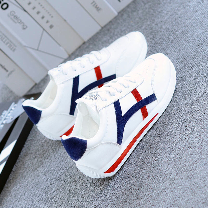 春季小白鞋女2021新款女鞋阿甘鞋运动鞋潮...