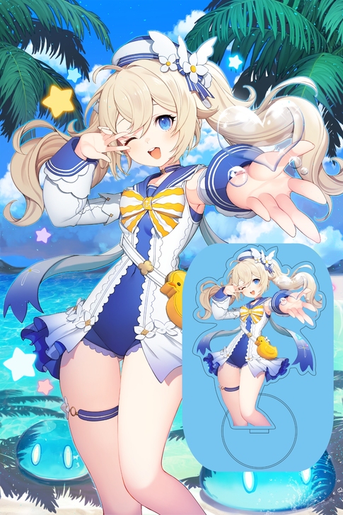 动漫 立牌 原神 芭拉拉 夏日泳装 全新 ...