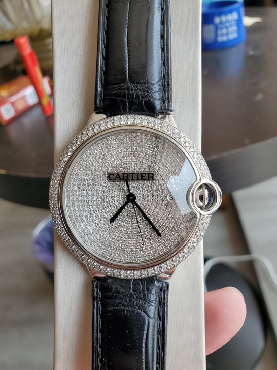 Cartier/卡地亚蓝气球系列男士机械腕...