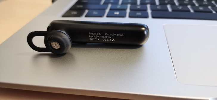 新买来的纽曼L17蓝牙无线耳机，开机测试过...