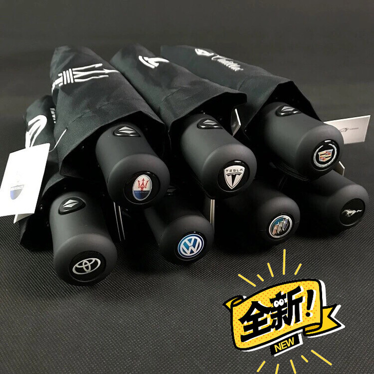 仓库清仓亏本4s店全自动三折叠伞男女士雨伞...