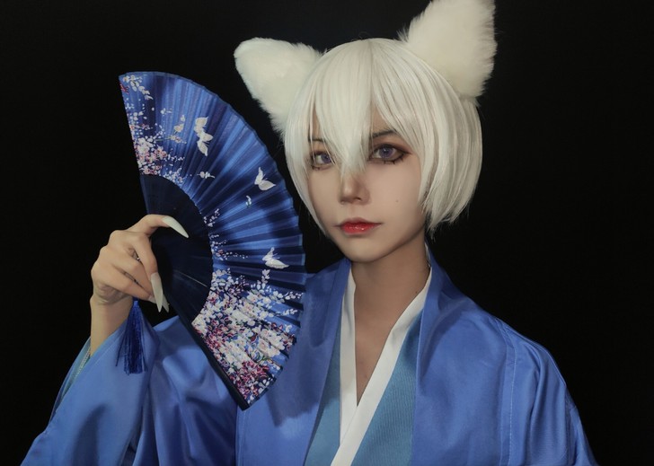 【三町目】元气少女缘结神巴卫COS服浴衣c...