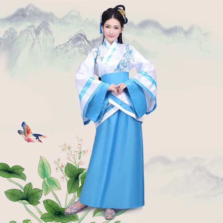 古装表演演出服女汉服曲裾