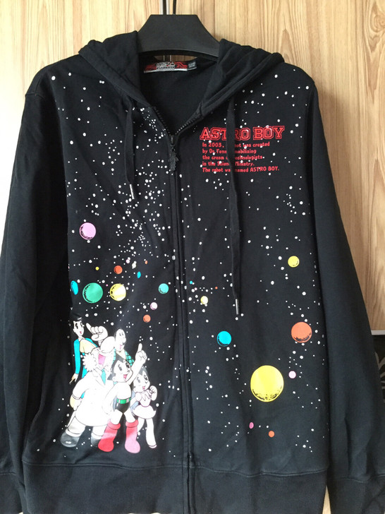 连帽拉链卫衣铁腕阿童木女卫衣外套160/80