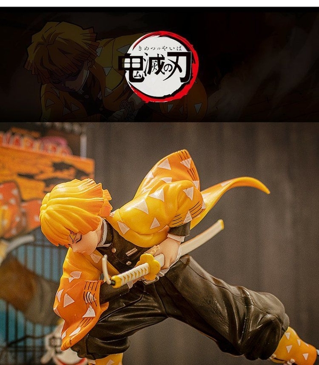 鬼灭之刃手办灶门炭治郎祢豆子我妻善逸玩具公...