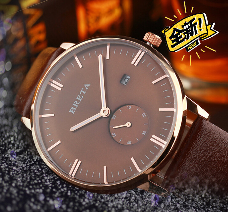 男女通用 时装表 手表 带日历 走时精准，...