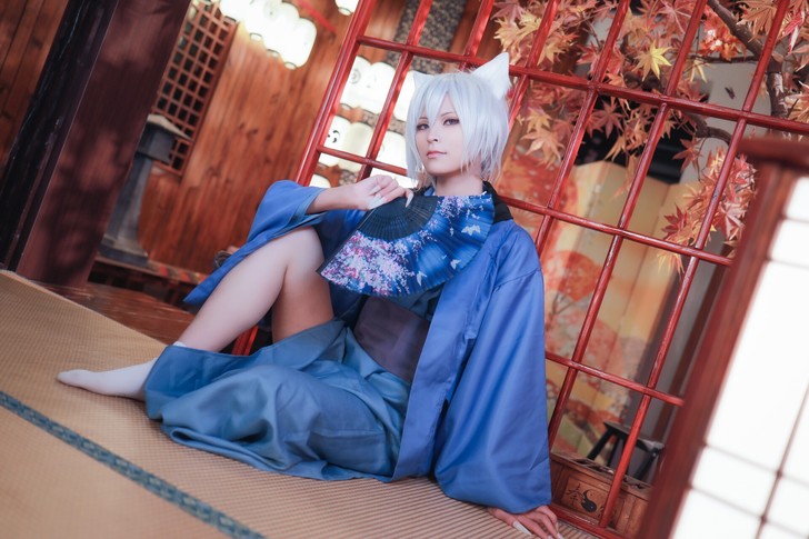 三町目家元气少女缘结神巴卫COS服