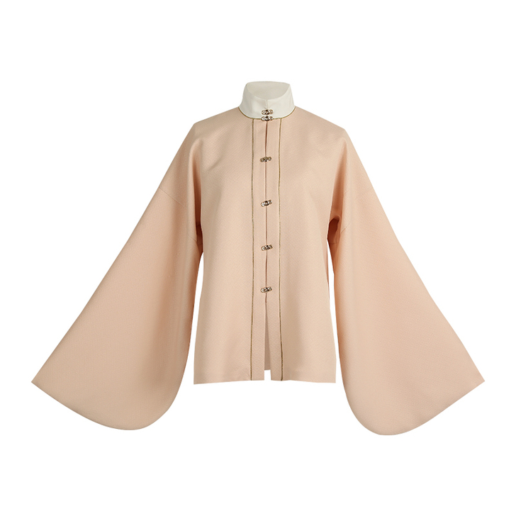 七月夕 七月夕 故人游 明制汉服短袄 方领...