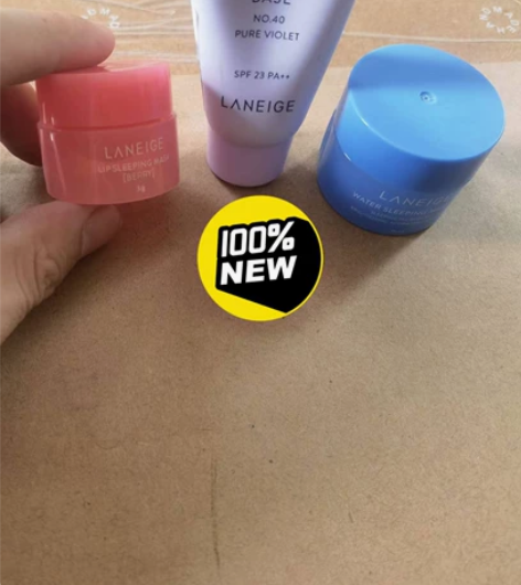 全新兰芝紫色隔离小样10ml 3支等于一...