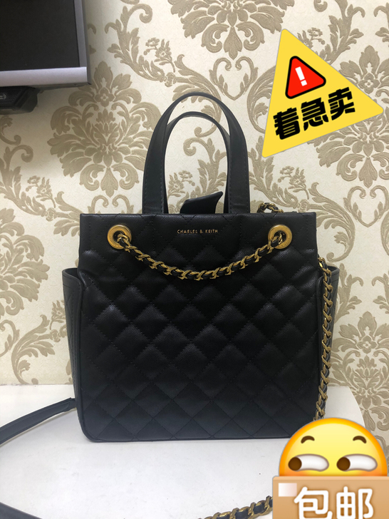 小ck包包 只背过一两次 几乎全新！买的时...