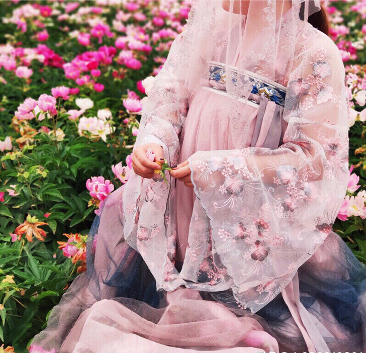 花神赋汉服学生女襦裙