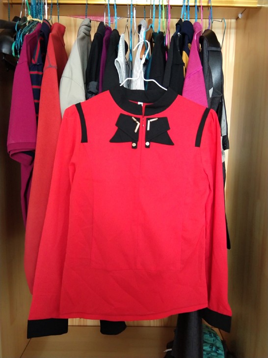 （包邮）9成新品牌女装上衣 长袖女衬衫XL...