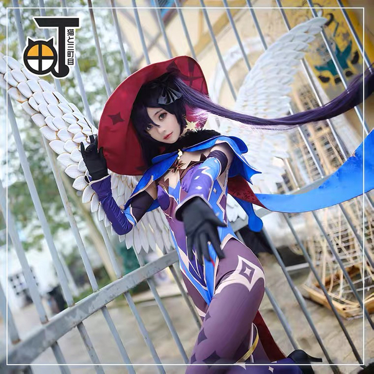 三町目 原神cos服莫娜 M码 仅试穿 无...