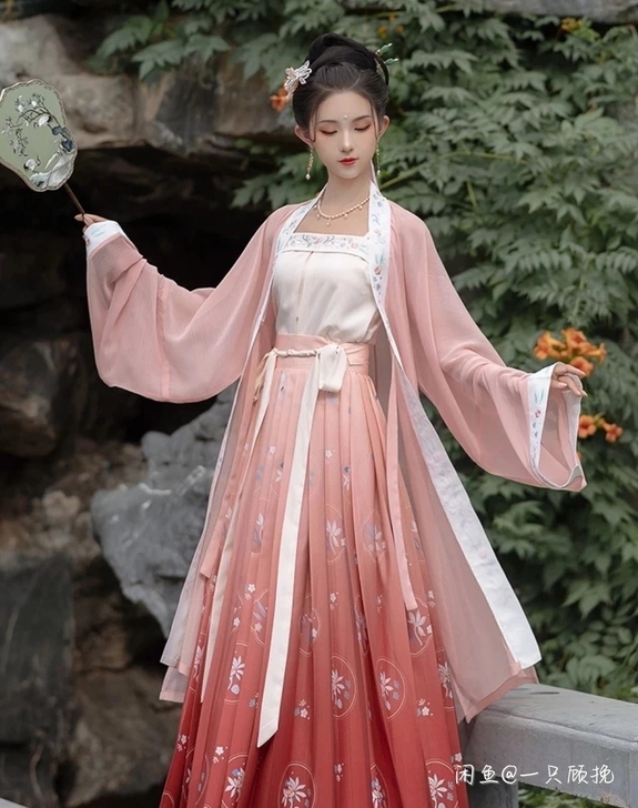 赭颜汉服 萤火之夏 原创正品宋制汉服女百迭...