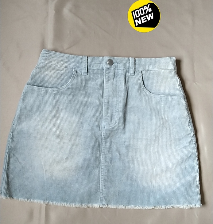 【全新外贸尾货】优质外贸灯芯绒超短裙子,一...