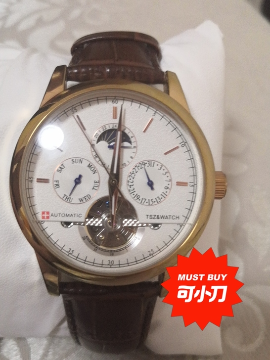 精品机械表，公司福利发的，不太喜欢戴手表，...