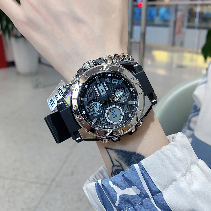 手表男士十大品牌机械表男学生潮流黑科技初高...