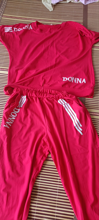 妈妈装老年装休闲装运动套装女夏韩版宽松大码...